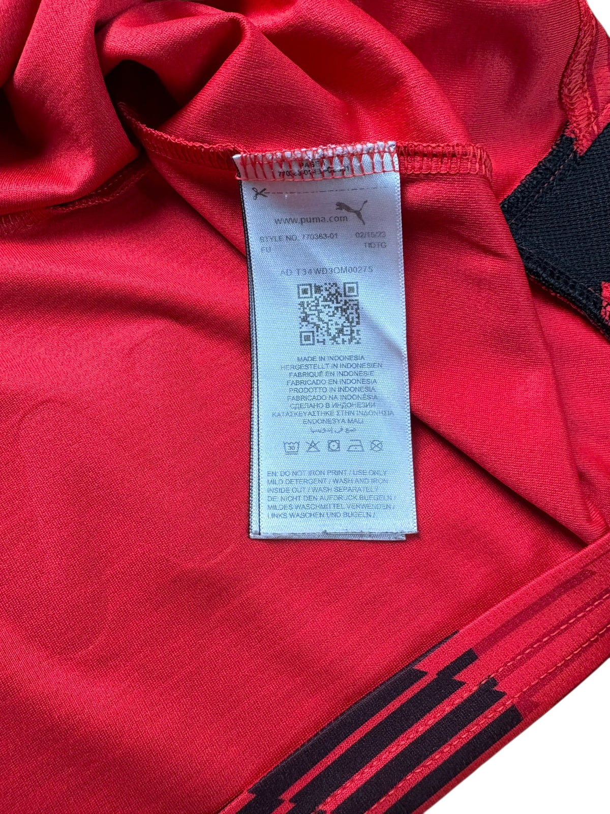 Puma Ac Milan 2023-24 Heimtrikot Gr. L – Bild 6