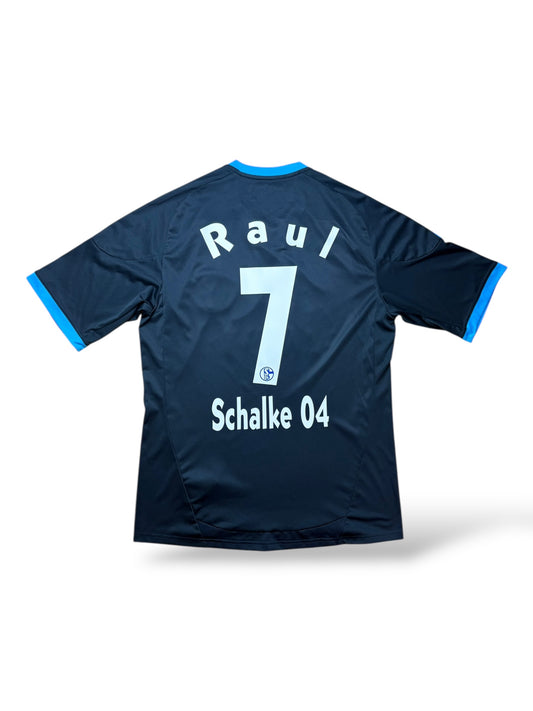 Adidas FC Schalke 04 2010-11 Auswärts-Trikot 7 Raúl Gr. L