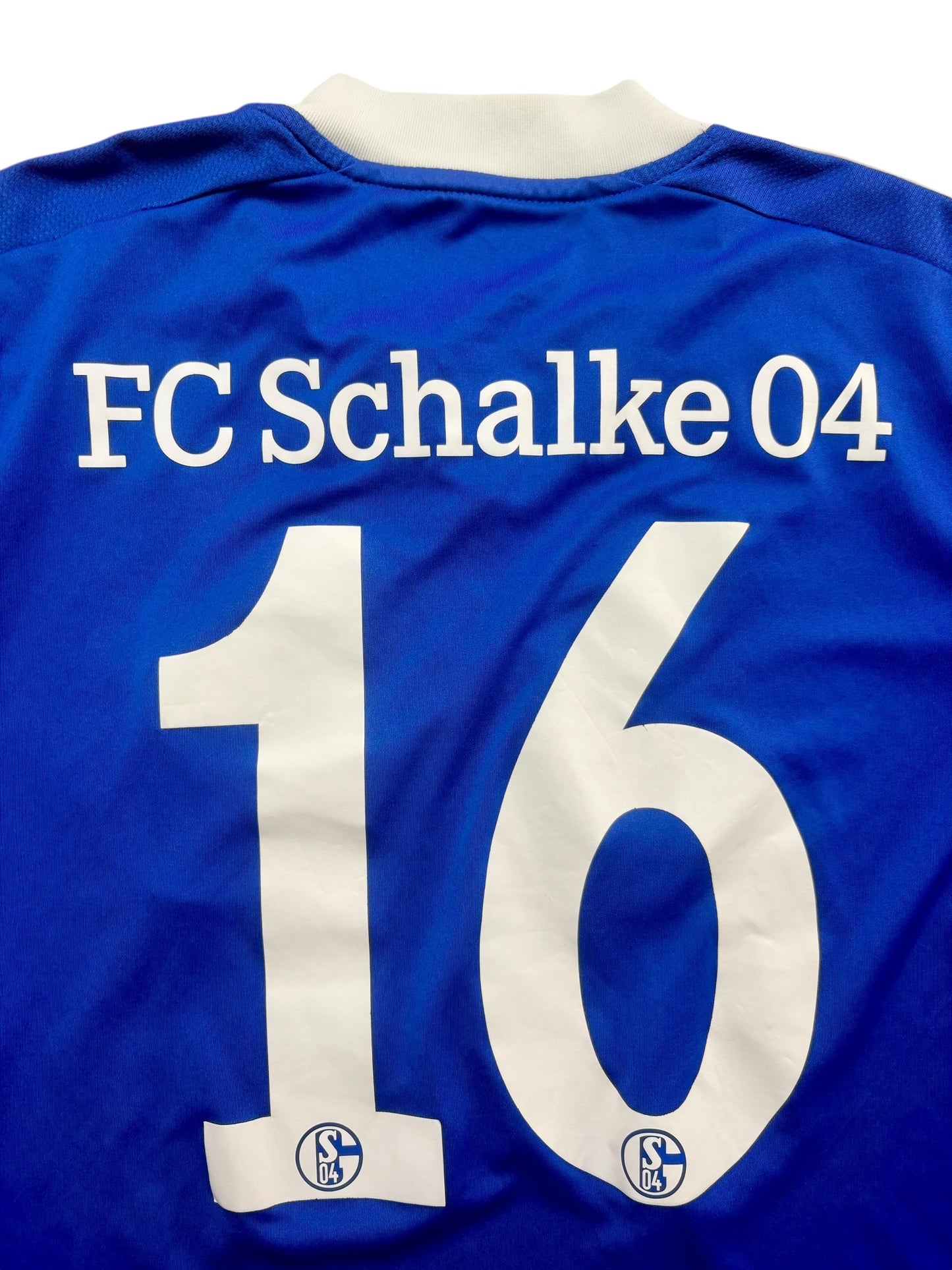 Adidas FC Schalke 04 2012-13-14 Heimtrikot Gr. M Nr. 16 Blau