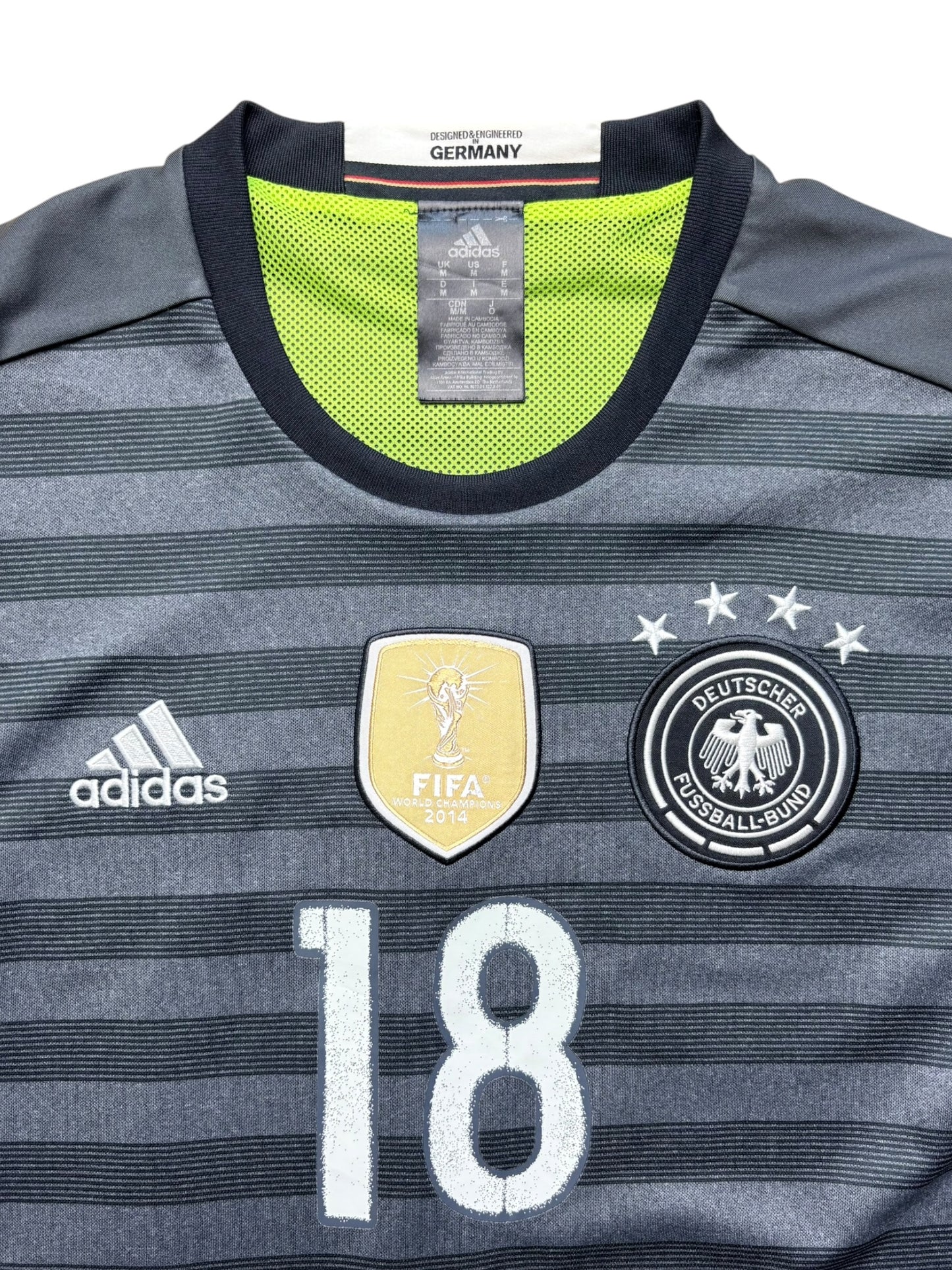 DFB 2016 Auswärtstrikot Kroos 18 Gr. M Deutschland