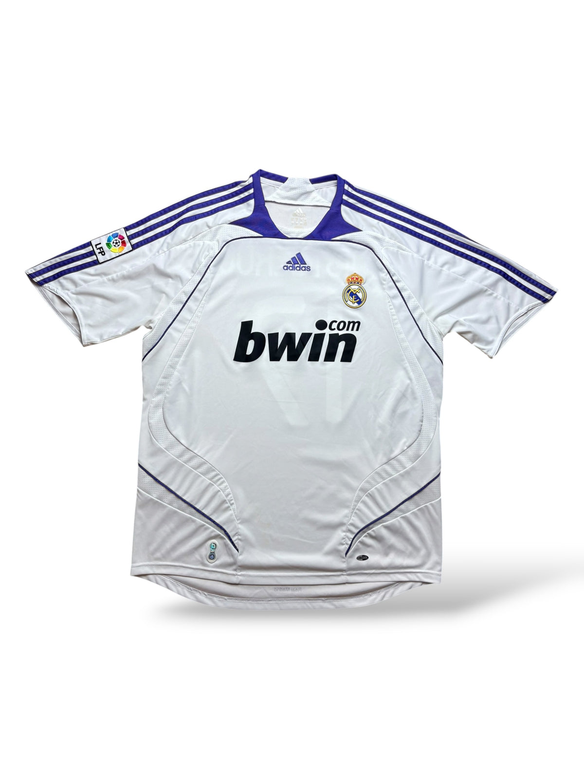 Real Madrid 2007-08 Heimtrikot Van Nistelrooy Gr. L – Bild 2