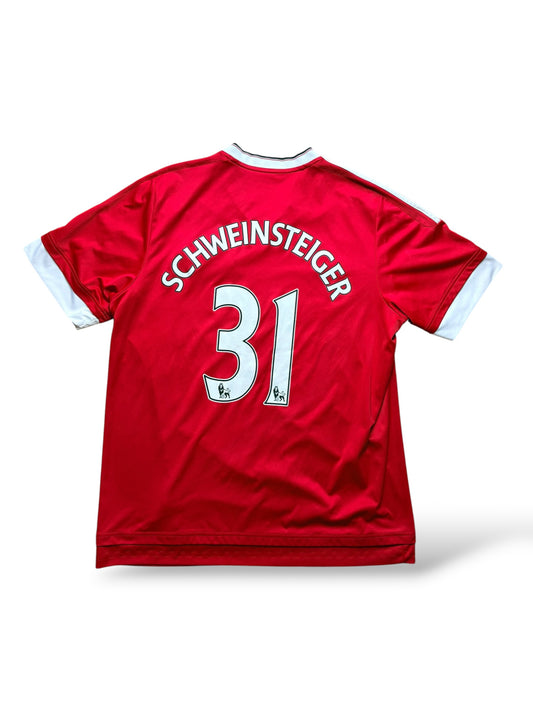 Manchester United 2015-16 Heimtrikot Schweinsteiger 31 Gr. XL – Bild 1