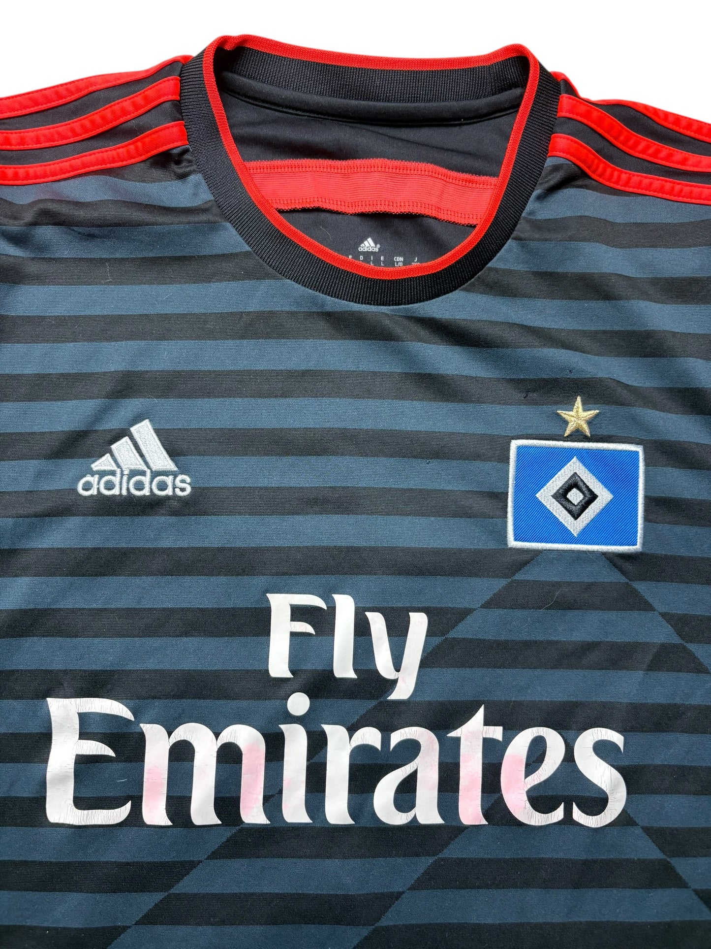 Adidas HSV 2014-15 Auswärts Trikot Gr. L 23 Van der Vaart Hamburger SV
