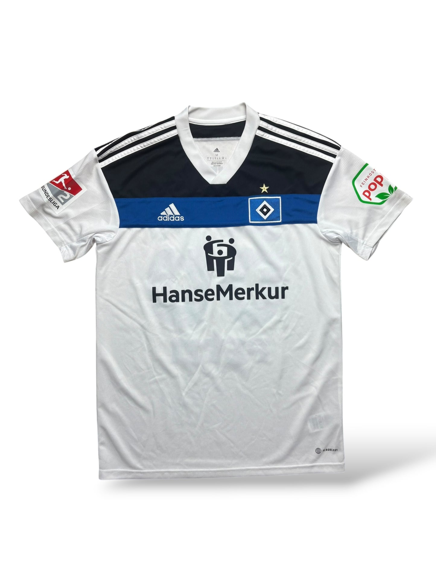 Adidas HSV 2022-23 Heimtrikot Eigenname Gr. M Hamburger SV
