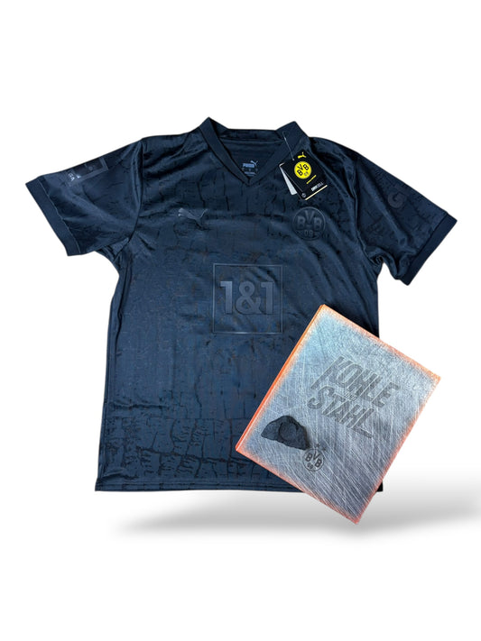 Puma Borussia Dortmund 2022-23 Sondertrikot Kohle und Stahl Neu mit Box 18 Moukoko Gr. L