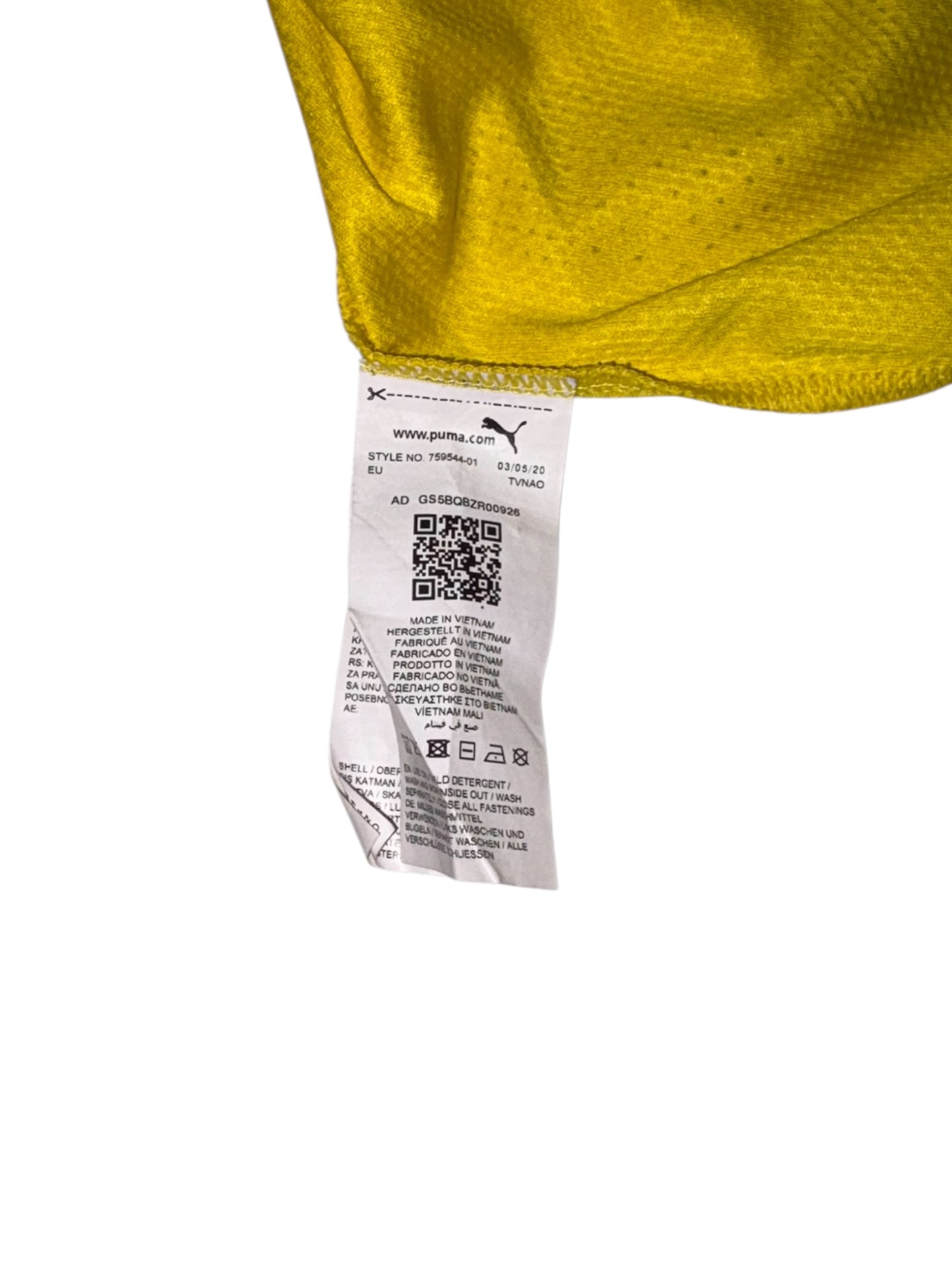 Puma BVB Borussia Dortmund 2020-21 Pokal Triko 19 Brandt Gr. L