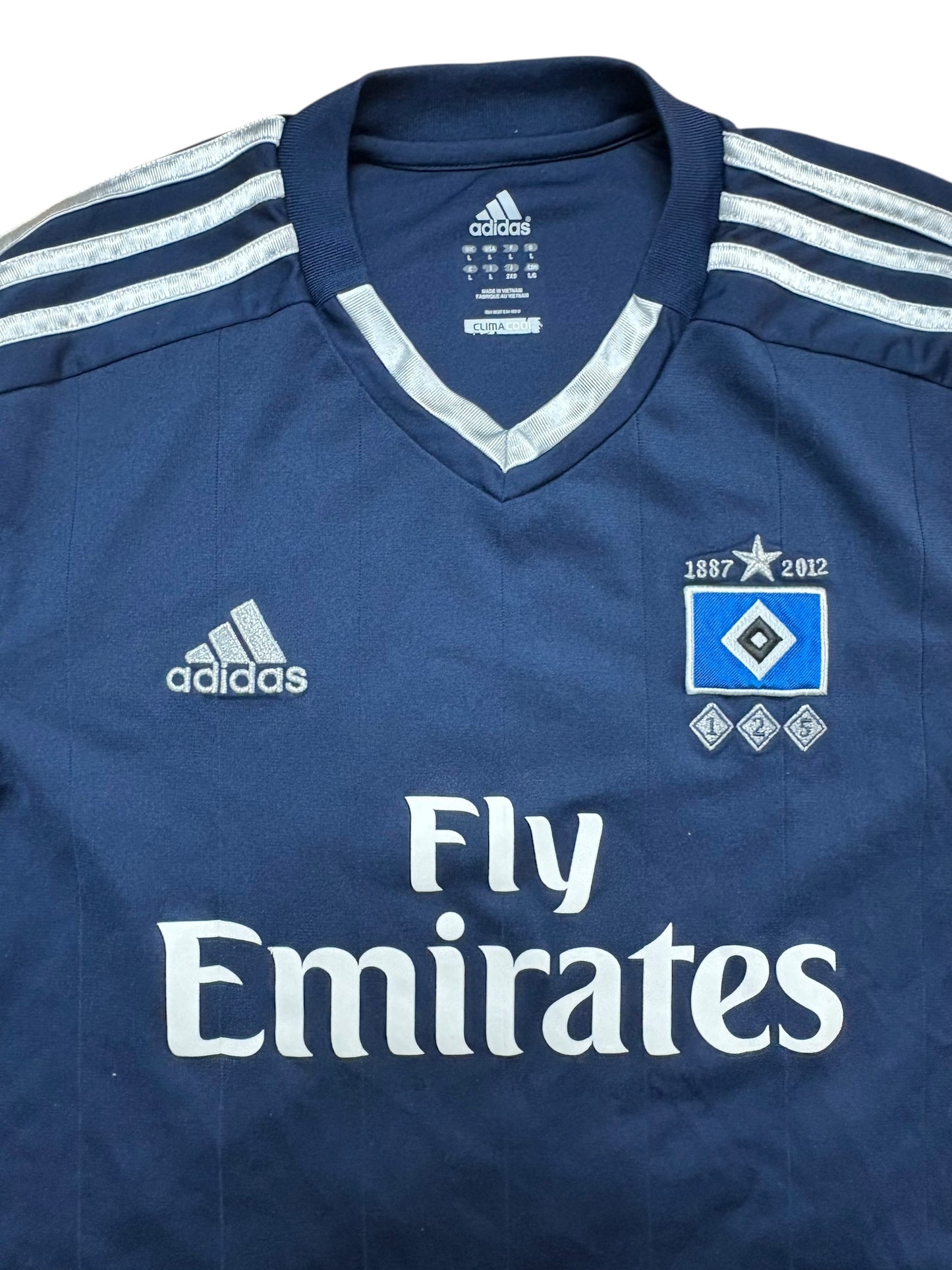 Adidas HSV 2012-13 Auswärts Trikot Gr. L 23 Van der Vaart Hamburger SV