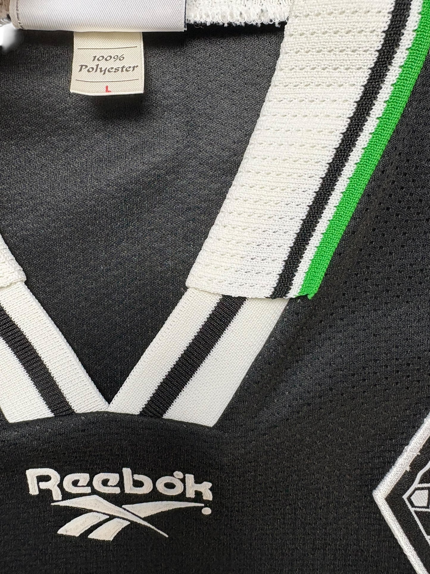 Reebok Borussia Mönchengladbach 1996-97-98 Auswärts Trikot Gr. L