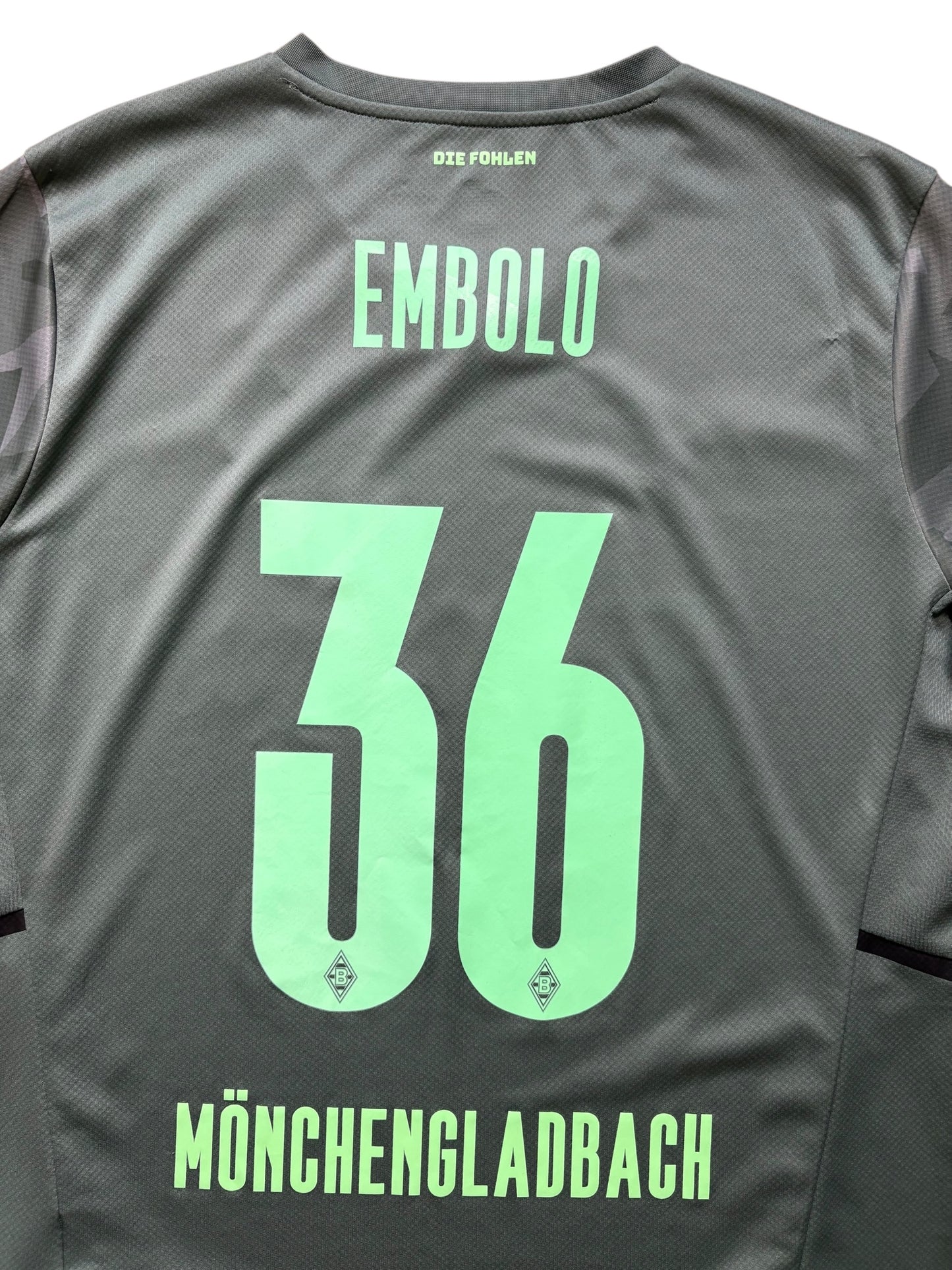 Puma Borussia Mönchengladbach 2021-22 Auswärts-Trikot 36 Embolo Gr. XL