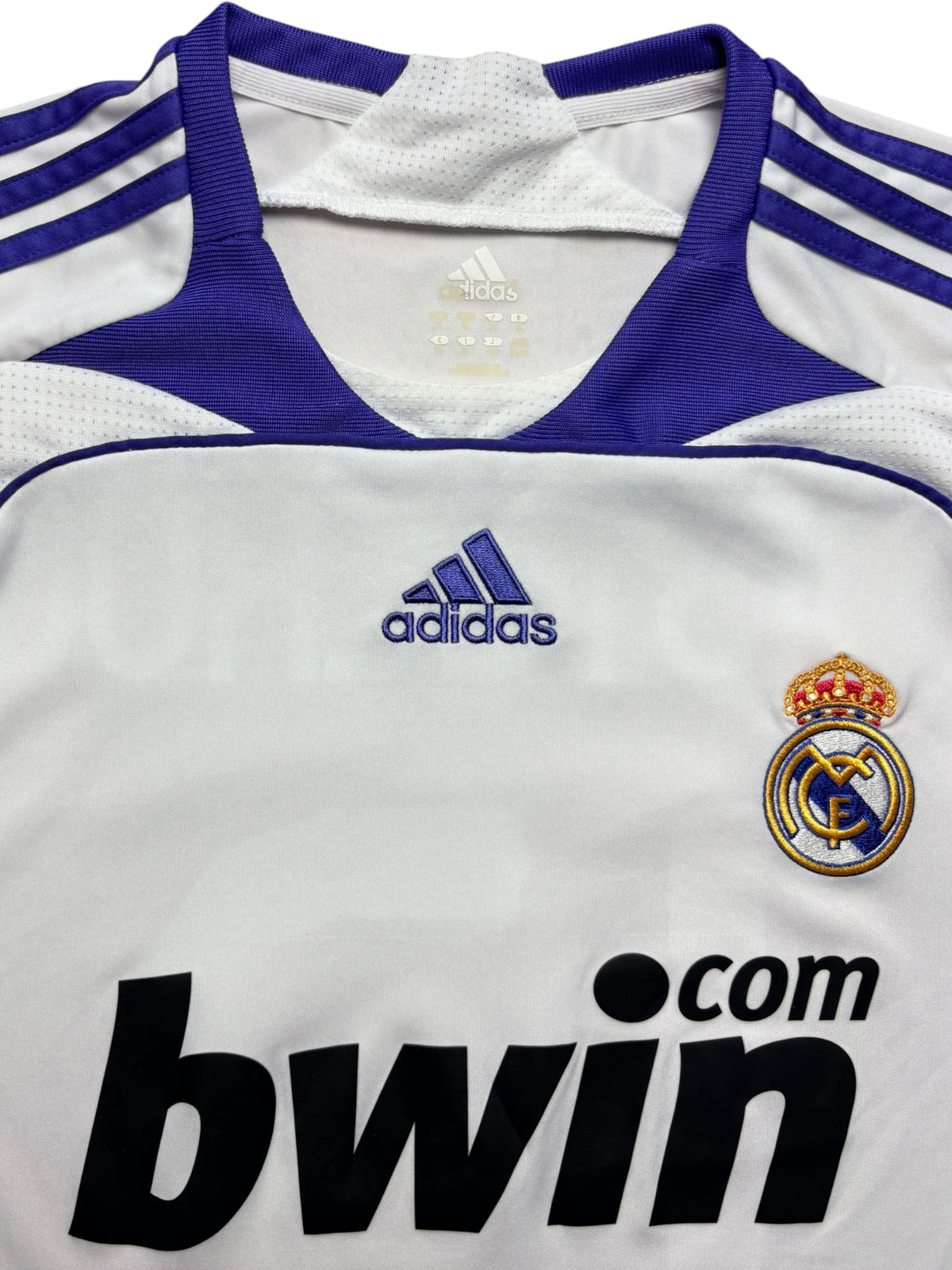 Real Madrid 2007-08 Heimtrikot Van Nistelrooy Gr. L – Bild 4
