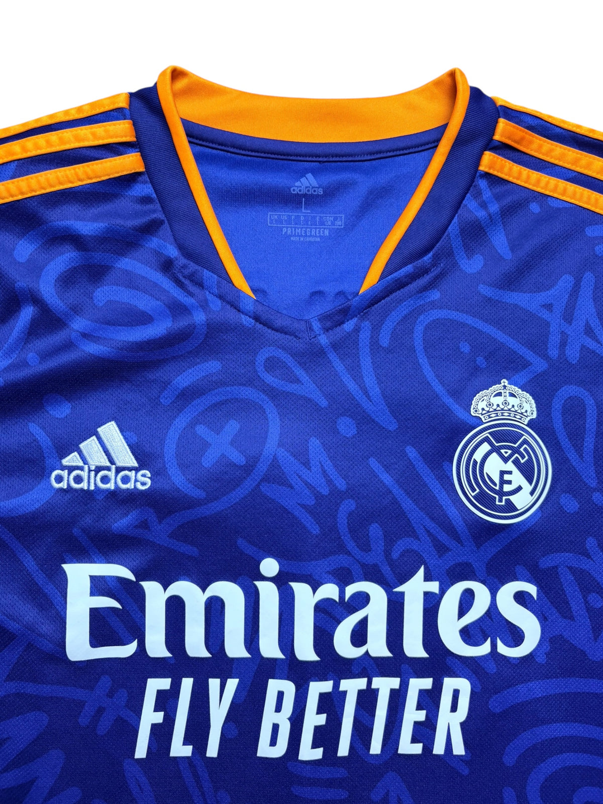Real Madrid 2021-22 Auswärtstrikot Vinicius JR. 20 Gr. L – Bild 4