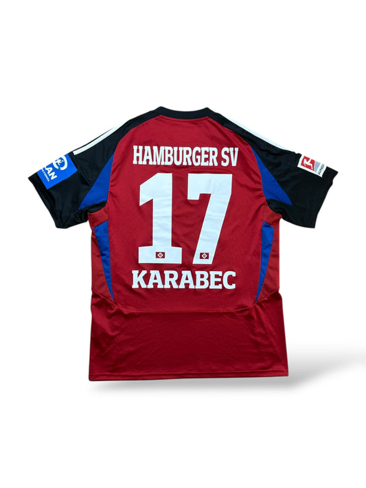 Adidas HSV 2024-25 Drittes Trikot Gr. L 17 Karabec Hamburger SV