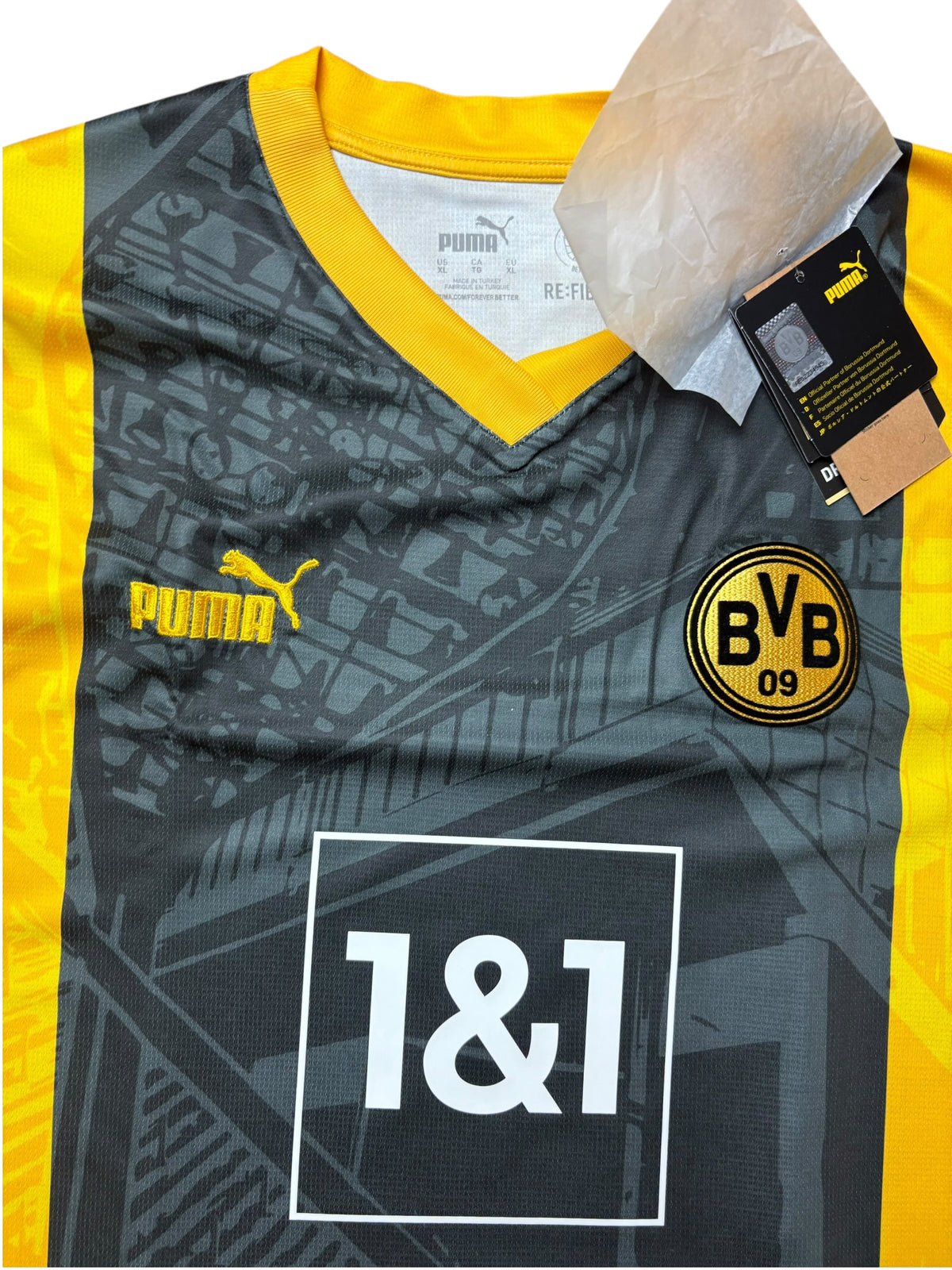 Puma Borussia Dortmund 2023-24 Sondertrikot Neu mit Box Gr. XL BVB 18 Moukoko – Bild 5