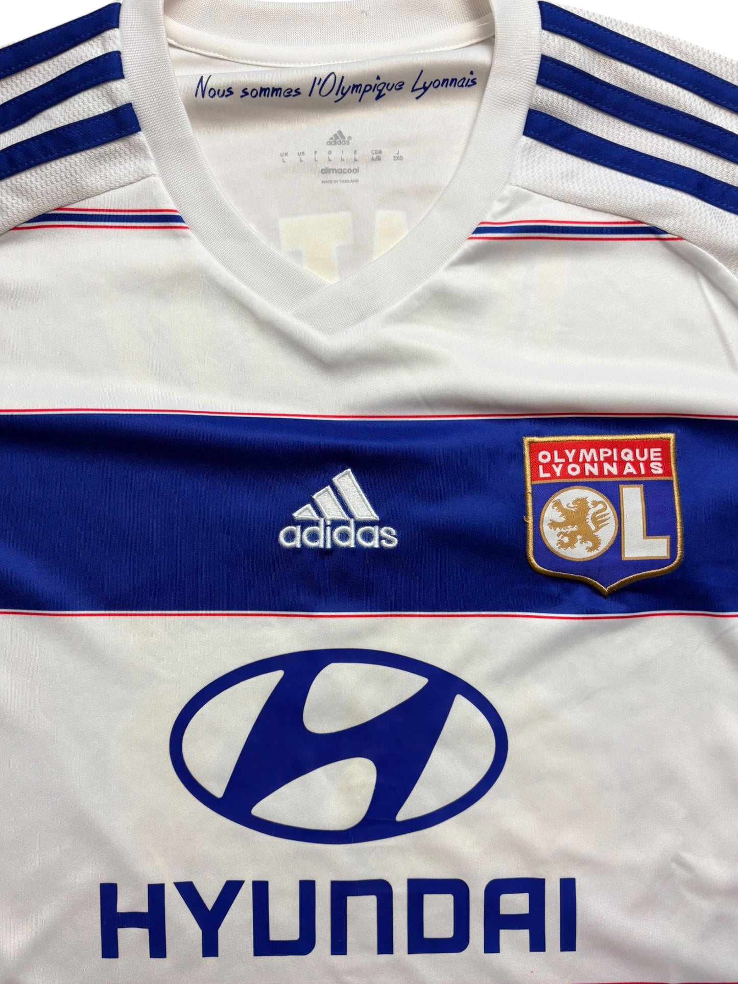 Olympique Lyonnais 2015-16 Heimtrikot Langarm Umtiti 23 Gr. L