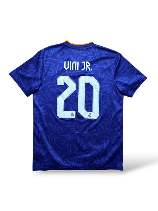Real Madrid 2021-22 Auswärtstrikot Vinicius JR. 20 Gr. L – Bild 1