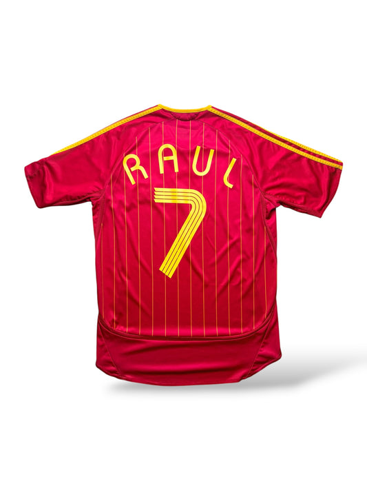 Spanien 2006 Heimtrikot Raul 7 Gr. M