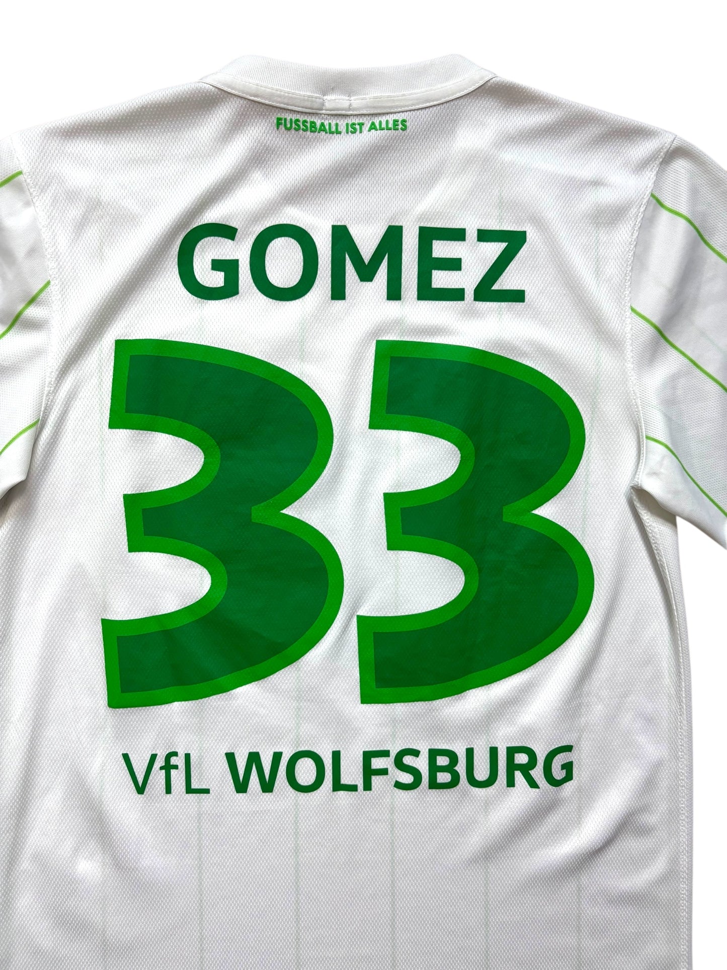 Nike VfL Wolfsburg 2016-17 Auswärts Trikot Gr. M 33 Mario Gomez