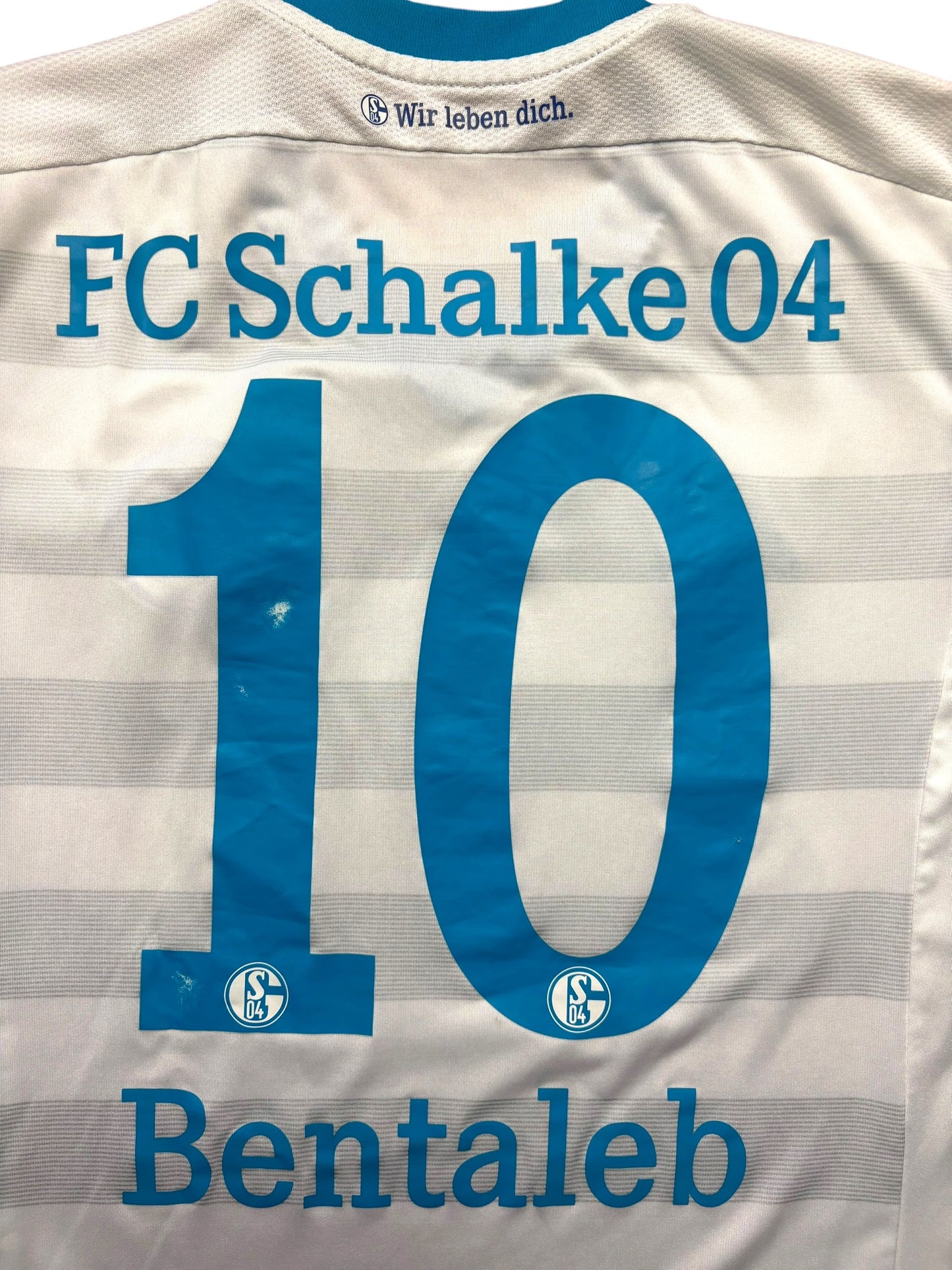 Adidas FC Schalke 04 2015-17 Auswärts Trikot 10 Bentaleb Gr. M