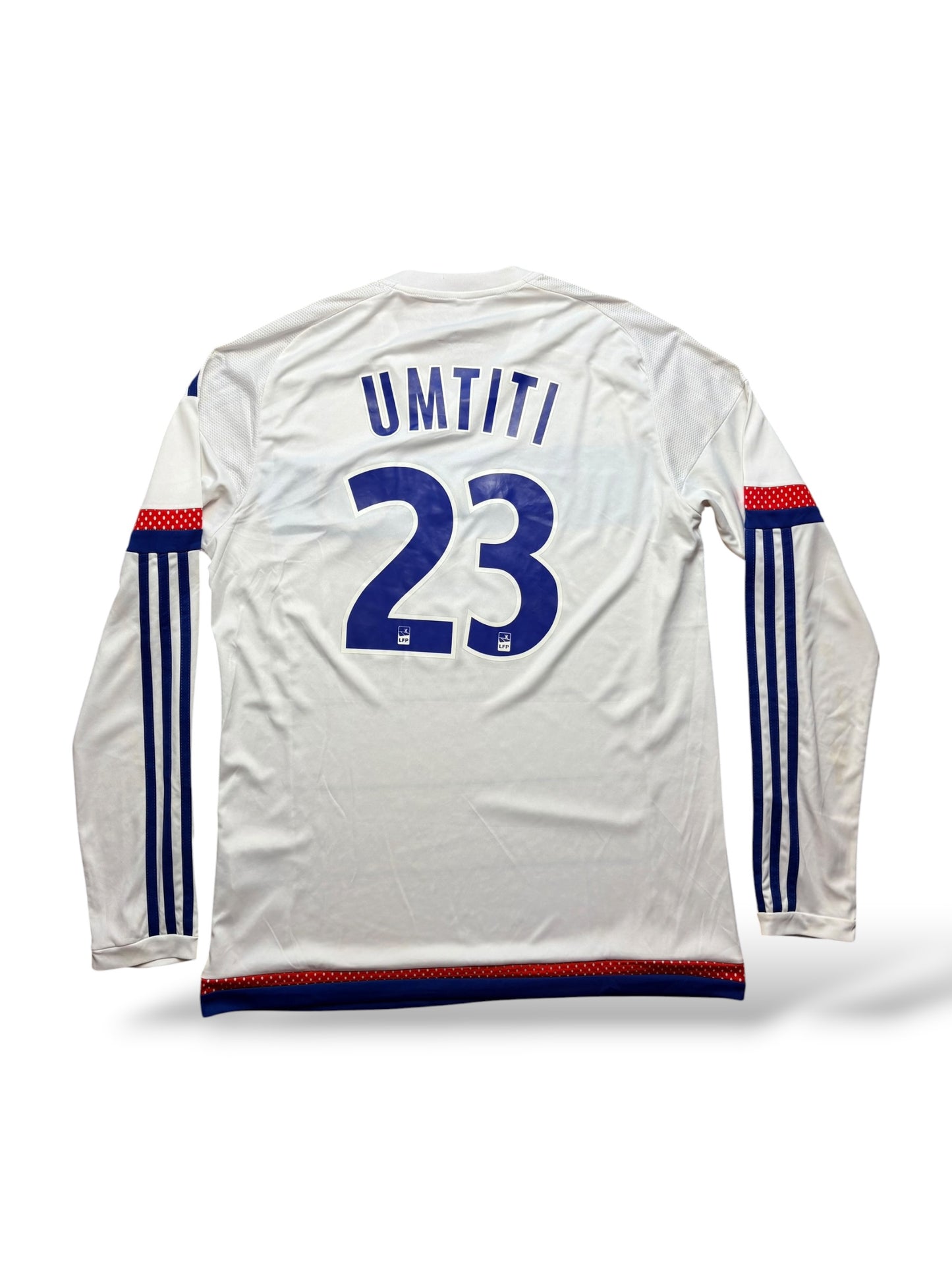 Olympique Lyonnais 2015-16 Heimtrikot Langarm Umtiti 23 Gr. L