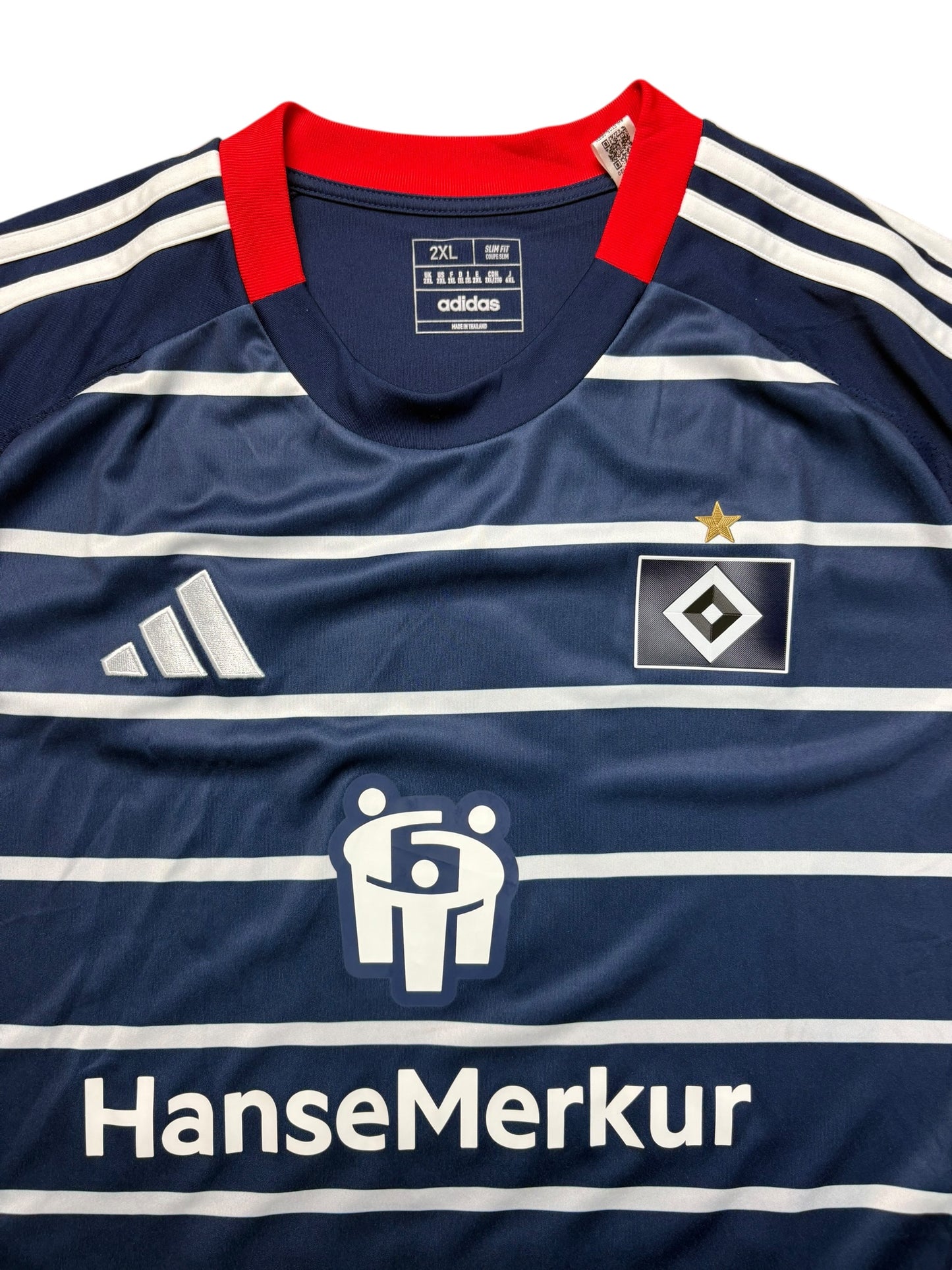 Adidas HSV 2024-25 Auswärts-Trikot Gr. XXL 6 Poreba Hamburger SV