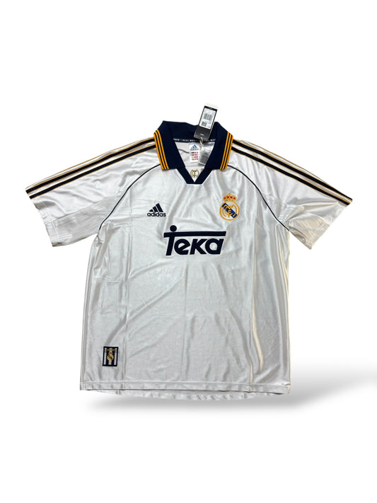 Adidas Real Madrid 1998-99-00 Heimtrikot Gr. L Neuauflage 2024
