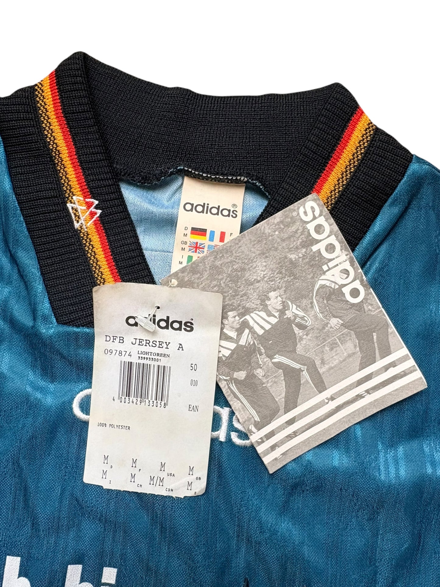 DFB 1996 Auswärtstrikot Gr. M Neu mit Tags Sondertrikot für Schiedrichter Deutschland