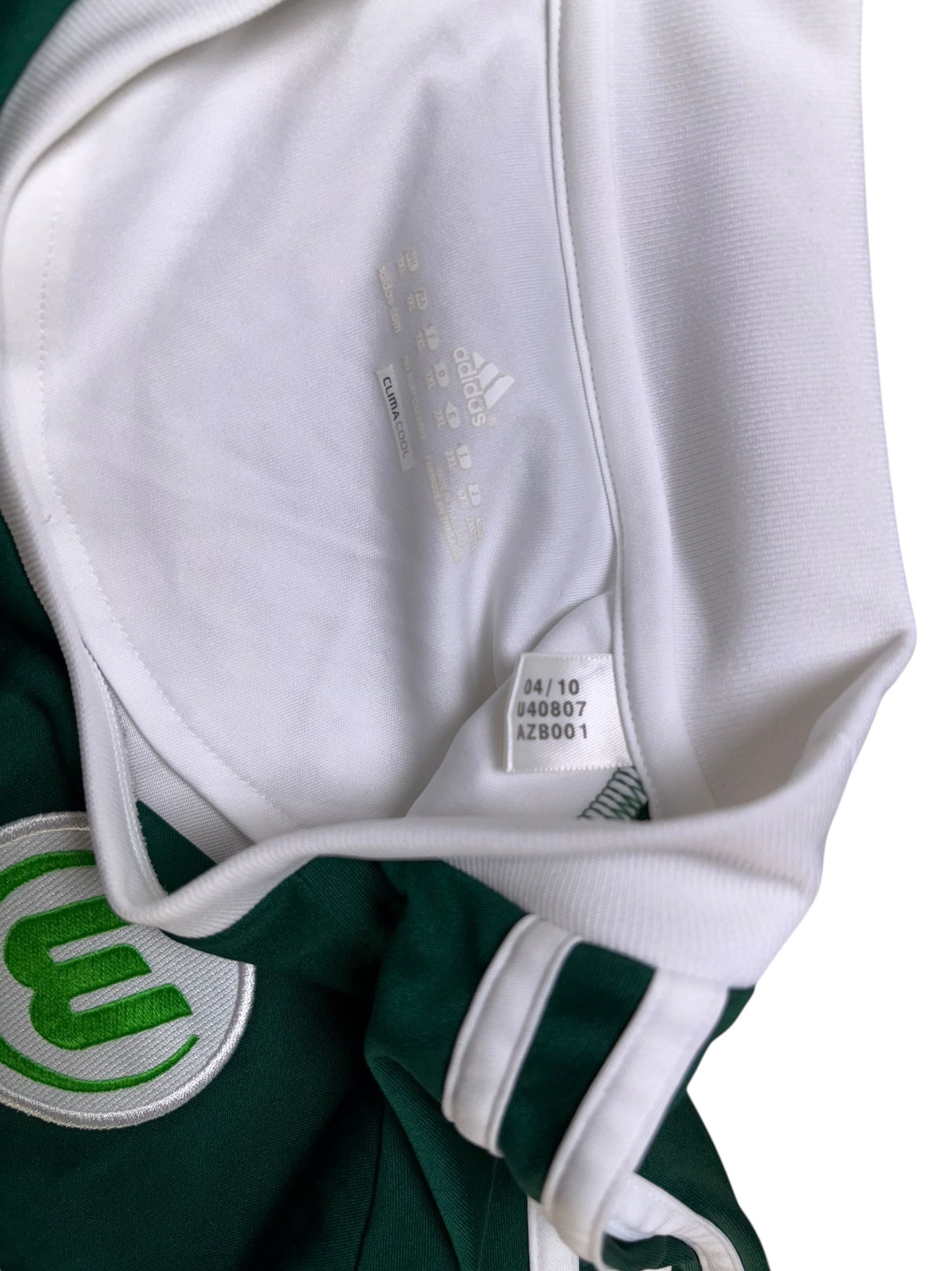Adidas VfL Wolfsburg 2010-11 Heimtrikot Nr. 50 Gr. XXL