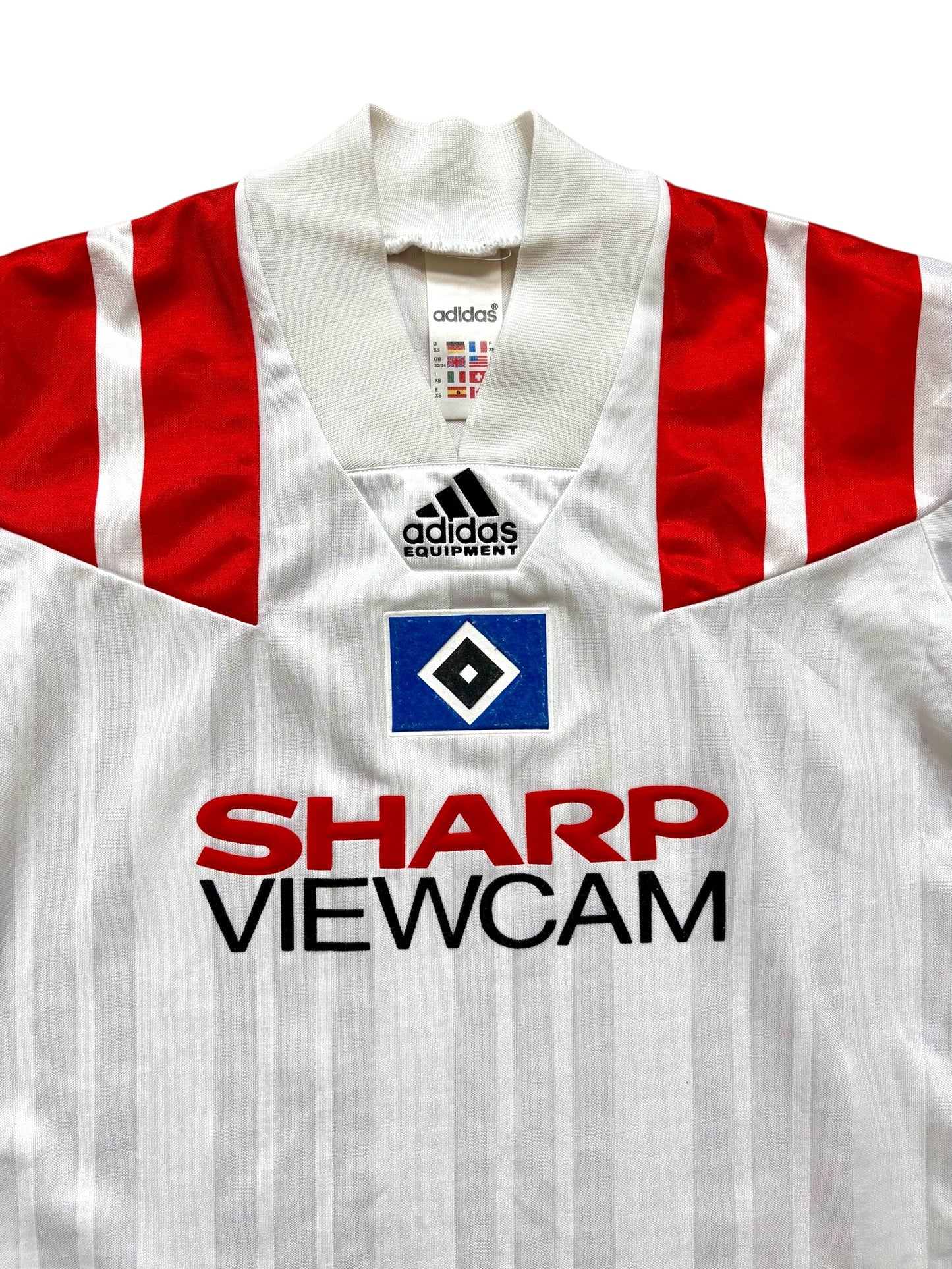 Adidas HSV 1992-93-94 Heimtrikot Gr. XS  Hamburger SV