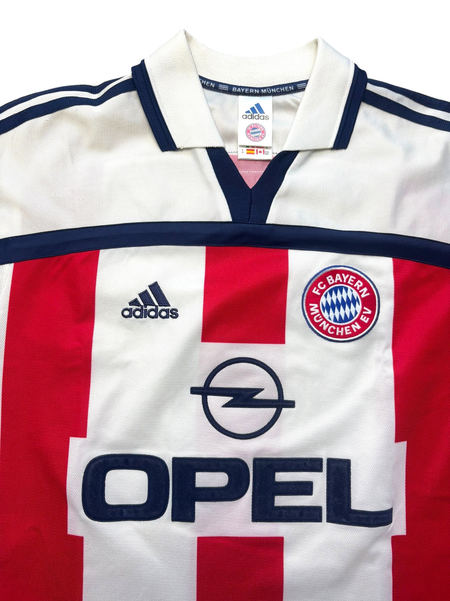 Adidas FC Bayern München 2000-02 Auswärtstrikot Scholl 7 Gr. M