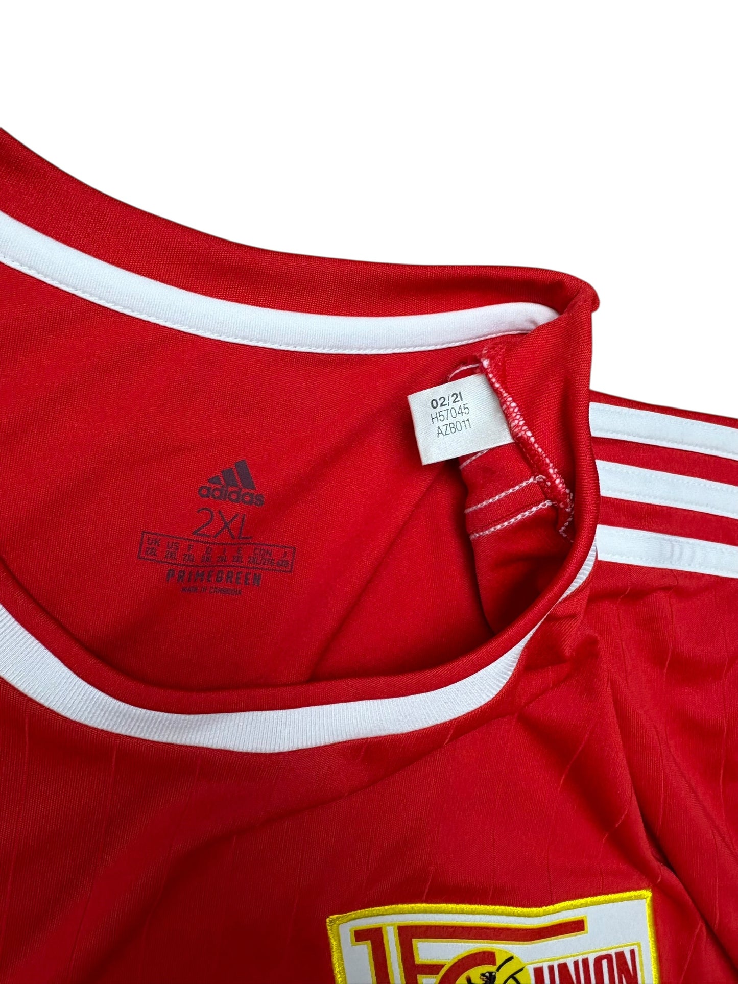 Adidas Union Berlin 2021-22 Heimtrikot Gr. XXL