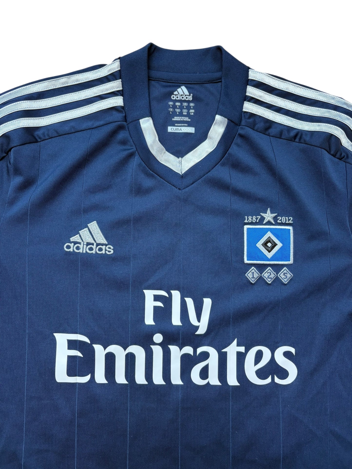 Adidas HSV 2012-13 Auswärts Trikot Gr. L 23 Van der Vaart Hamburger SV