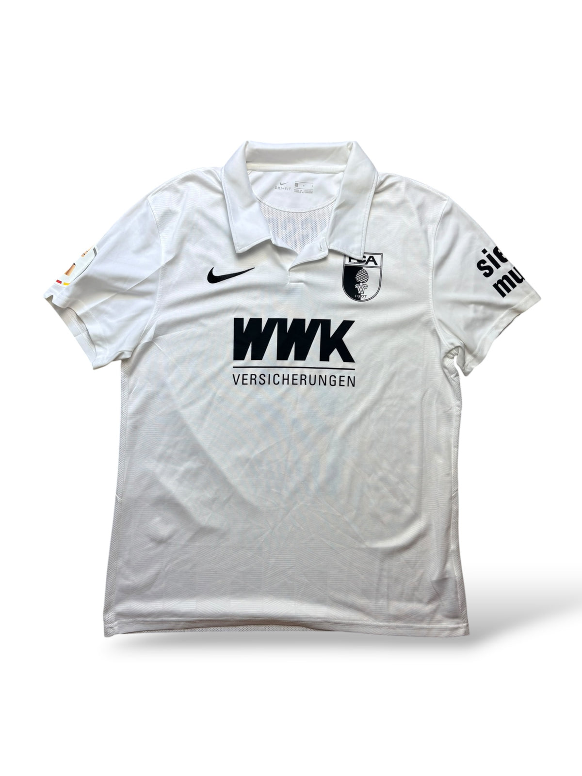 Fc Augsburg 2020-21 Heimtrikot Suchy 5  Gr. L – Bild 2