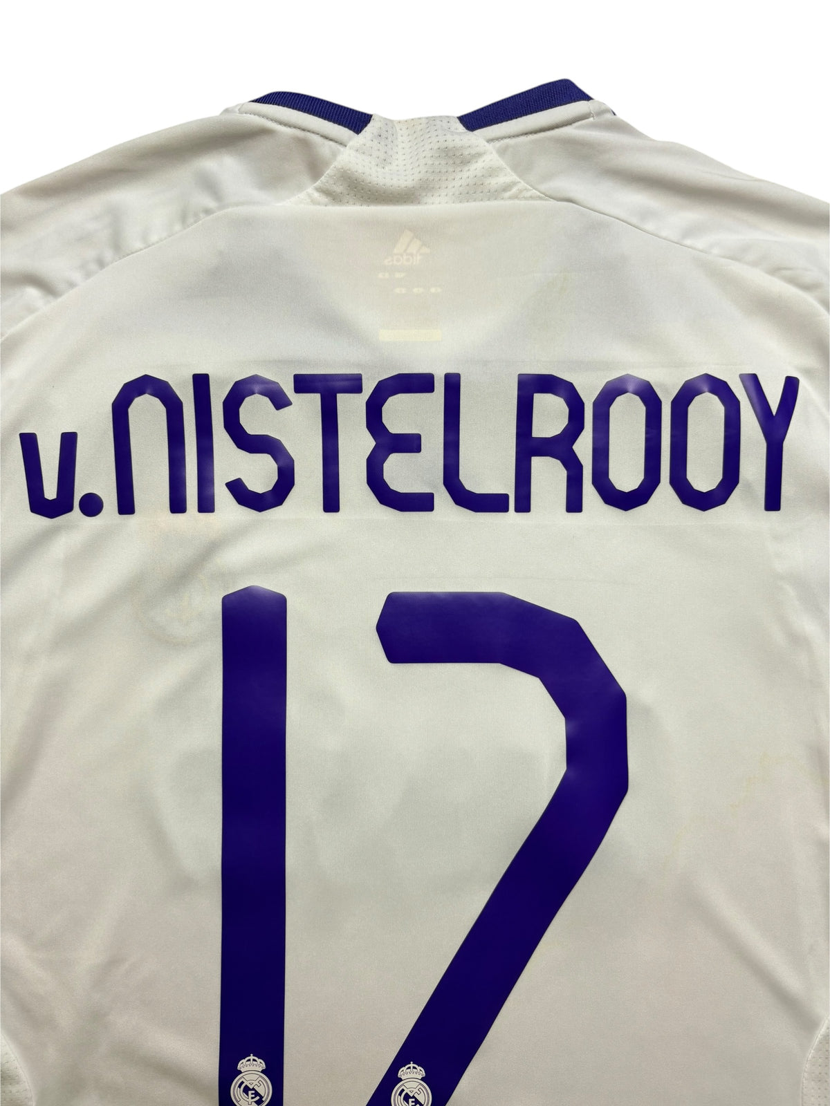 Real Madrid 2007-08 Heimtrikot Van Nistelrooy Gr. L – Bild 5