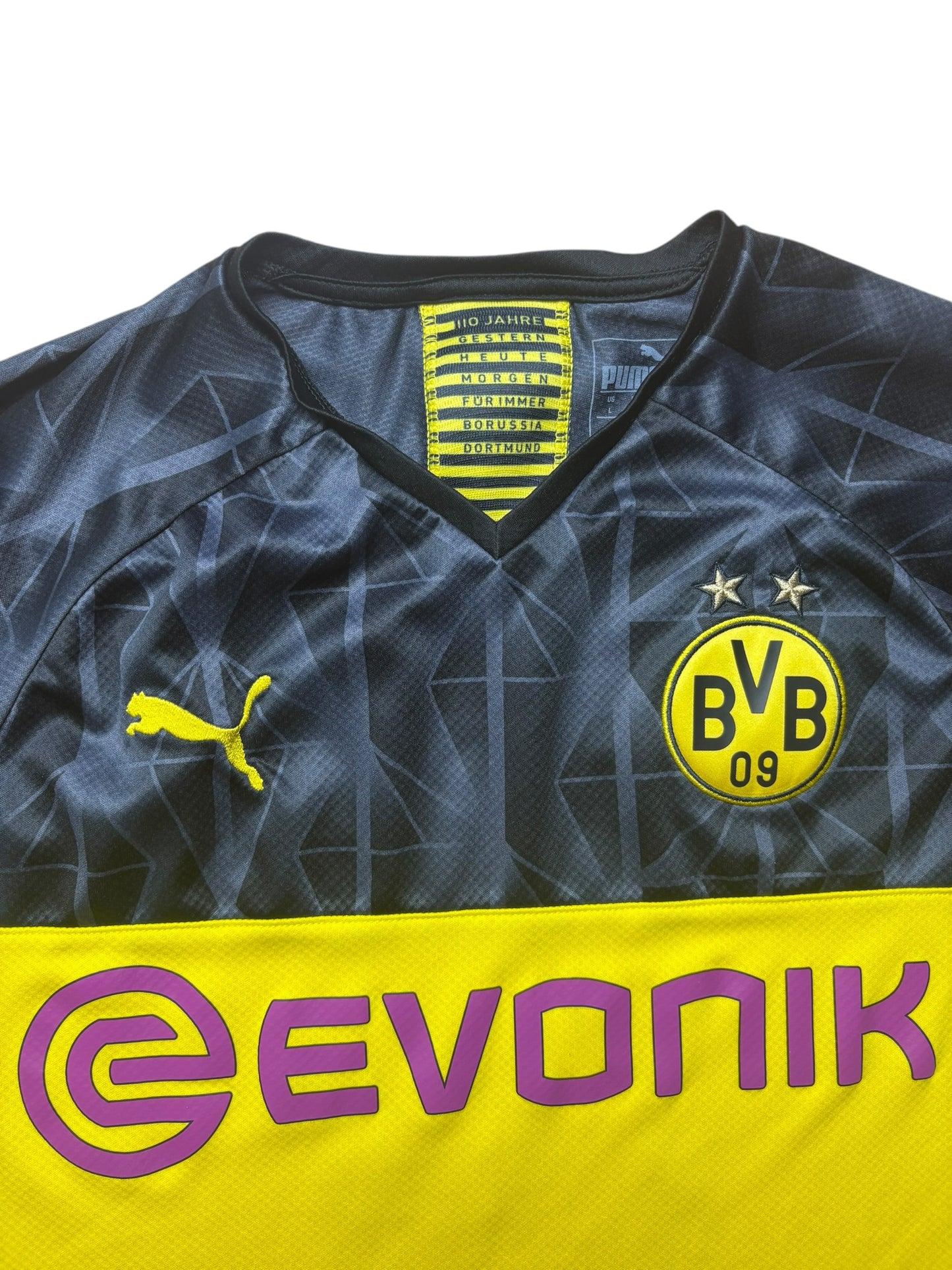 Puma Borussia Dortmund 2019-20 Cup Trikot 14 Nico Schulz Gr. L