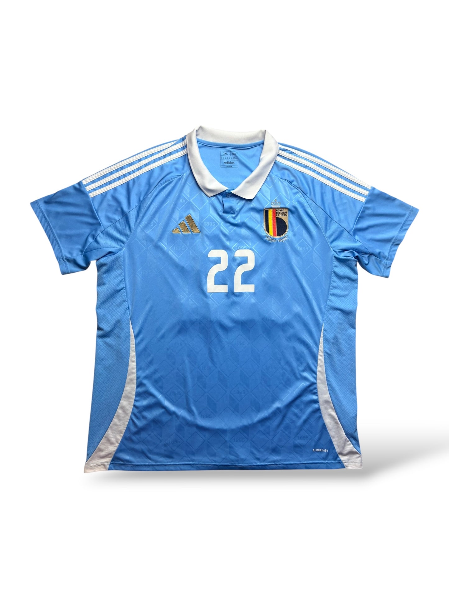 Belgien 2024 Auswärtstrikot Doku 22 Gr. XXL