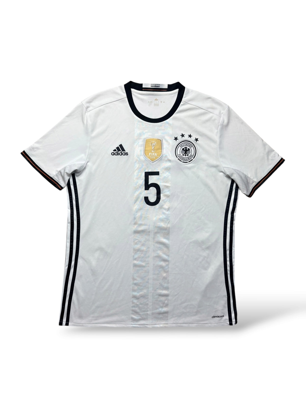 DFB 2016 Heimtrikot Hummels 5 Gr. L Deutschland – Bild 3