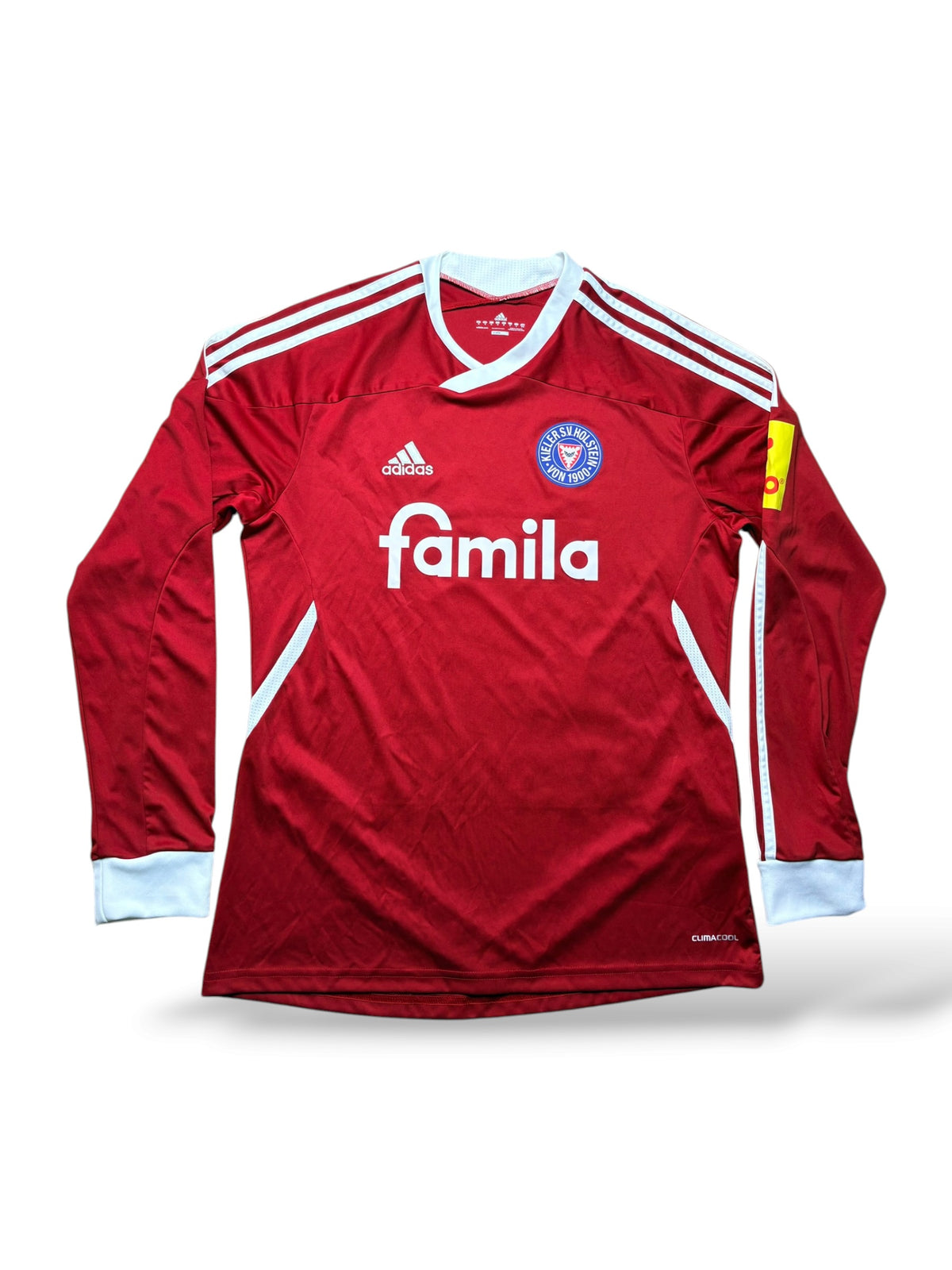 Holstein Kiel 2012-13 Auswärtstrikot Langarm Siedschlag 21 Gr. M – Bild 2
