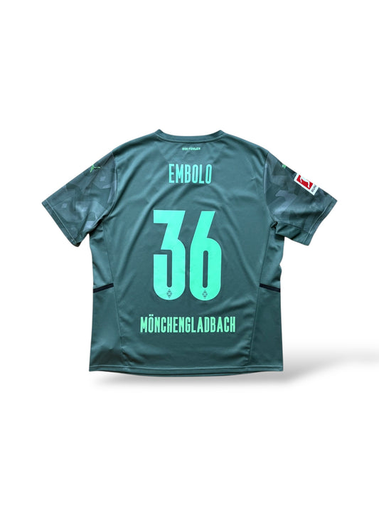 Puma Borussia Mönchengladbach 2021-22 Auswärts-Trikot 36 Embolo Gr. XL