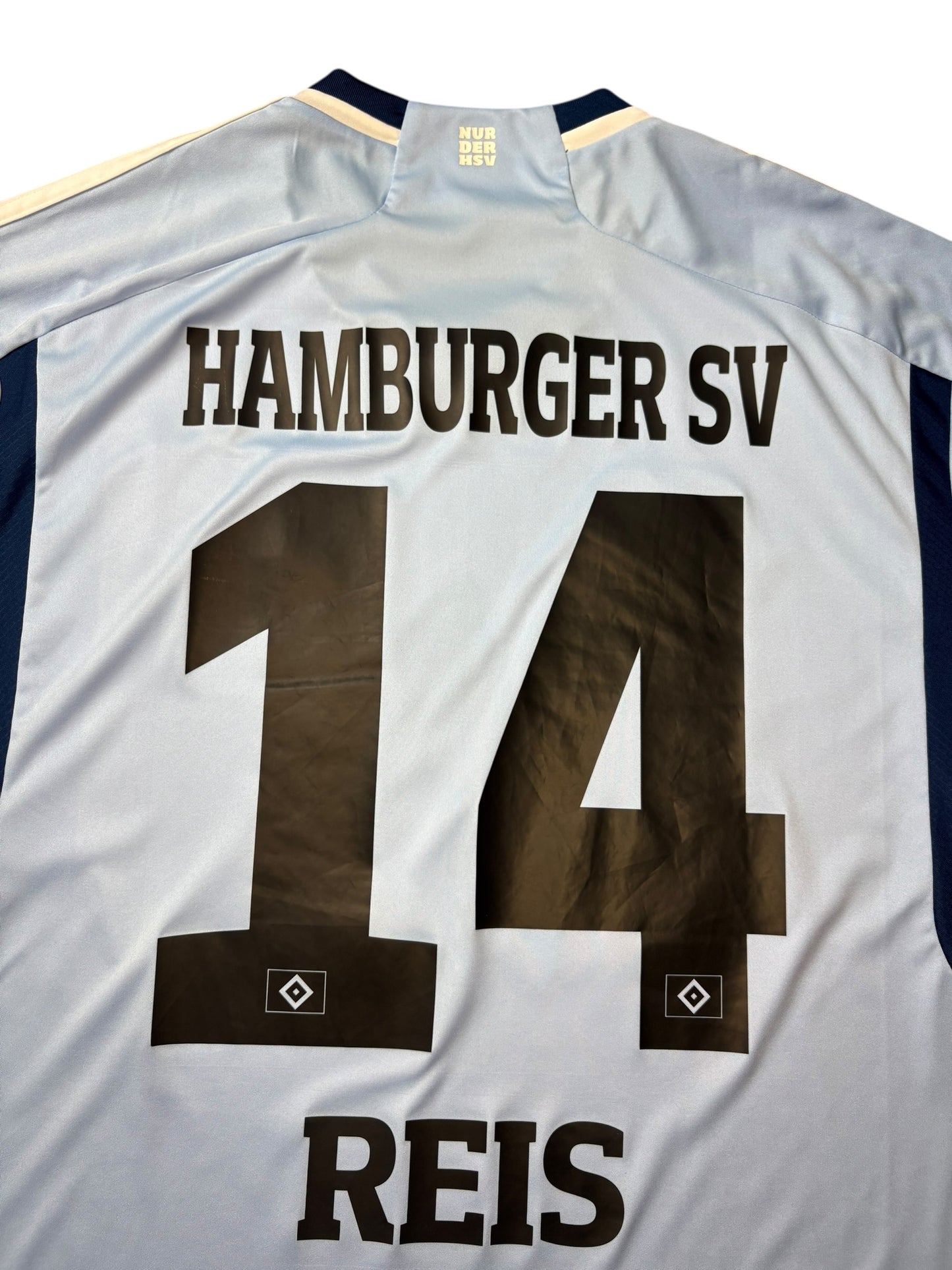 Adidas HSV 2023-24 Auswärts-Trikot 14 Reis Gr. XL Hamburger SV