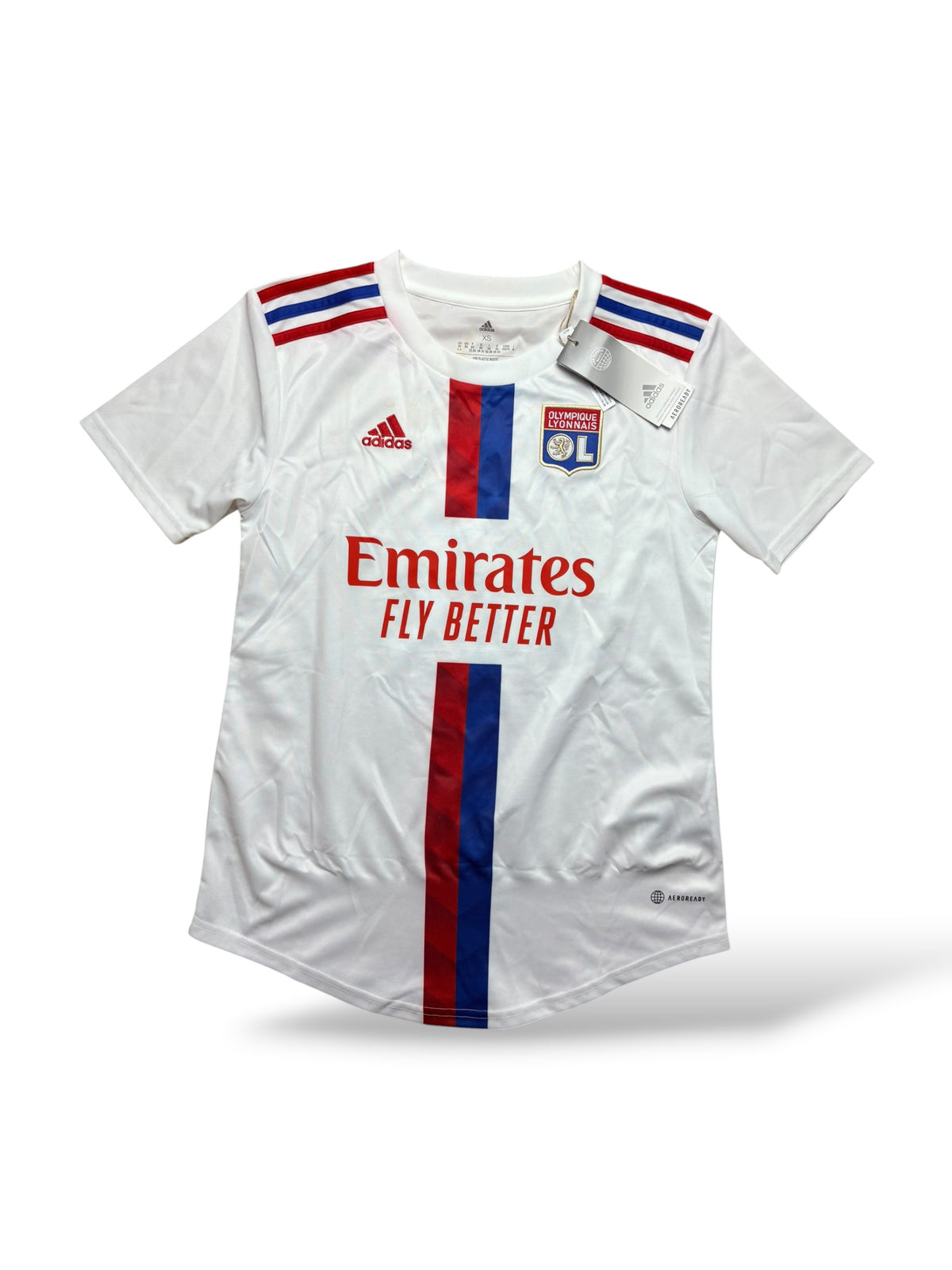 Olympique Lyonnais 2022-23 Heimtrikot Eigenname mit Tags Gr. XS Damen – Bild 1