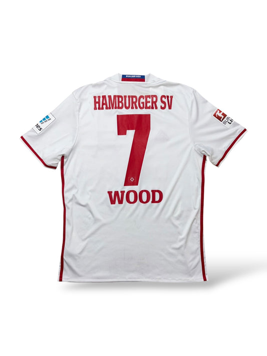 Adidas HSV 2016-17 Heim Trikot Gr. L 7 Wood Hamburger SV