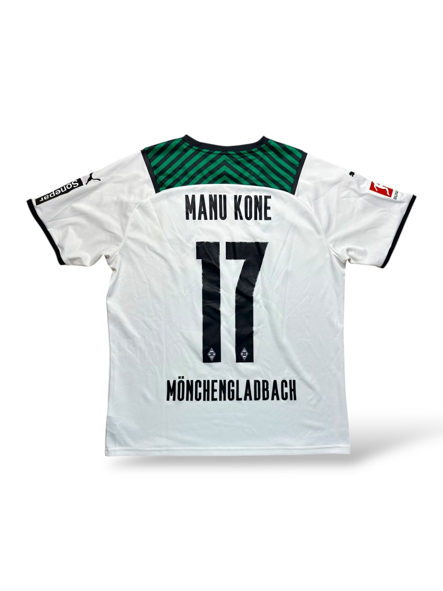Puma Borussia Mönchengladbach 2021-22 Heimtrikot 17 Manu Kone Gr. L