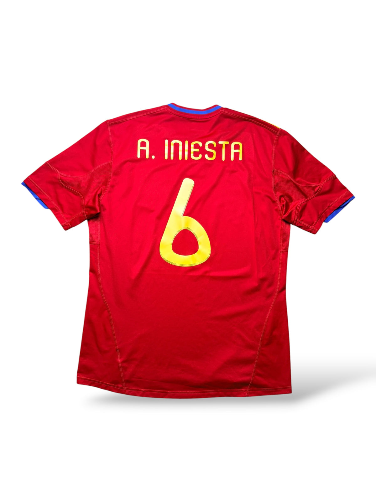 Spanien 2010 Heimtrikot Iniesta 6 Gr. XL – Bild 1