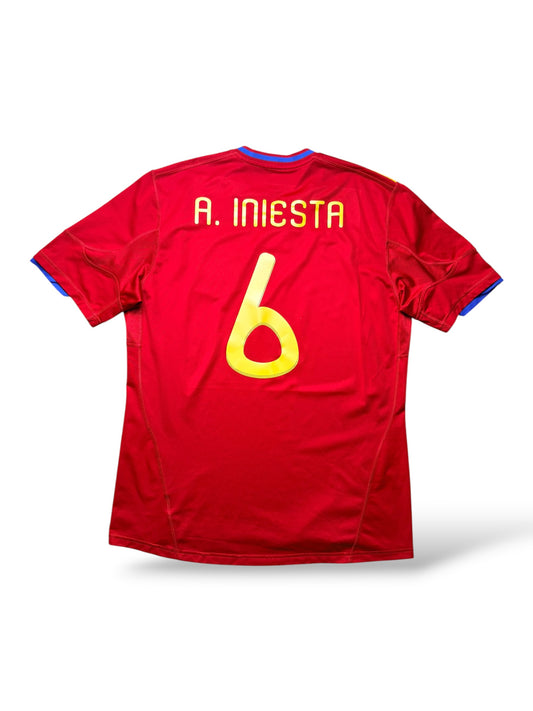 Spanien 2010 Heimtrikot Iniesta 6 Gr. XL – Bild 1