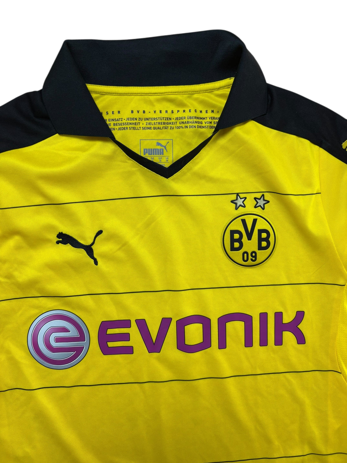 Puma BVB Borussia Dortmund 2015-16 Heim Trikot Gr. M – Bild 3