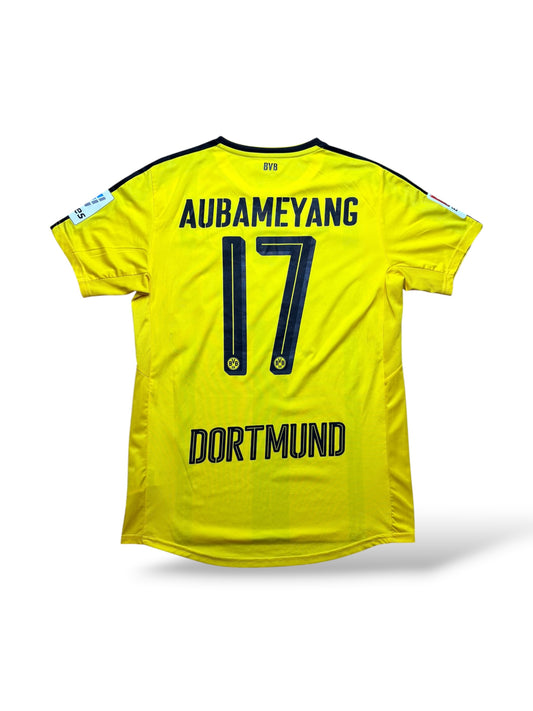 BVB 2016-17 Heimtrikot Aubameyang 17 Gr. M Dortmund – Bild 1