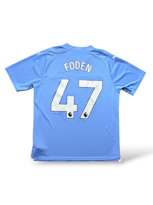 Manchester City 2023-24 Heimtrikot Foden 47 Gr. L – Bild 1